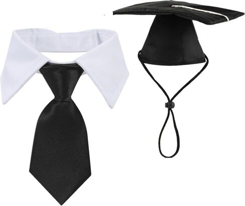 My Mom Graduated Dog Bandana 2024 and Dog Graduation Cap with Tassels Black, Dog Graduation Outfit Costume for Small Medium Large Dogs in Kuwait