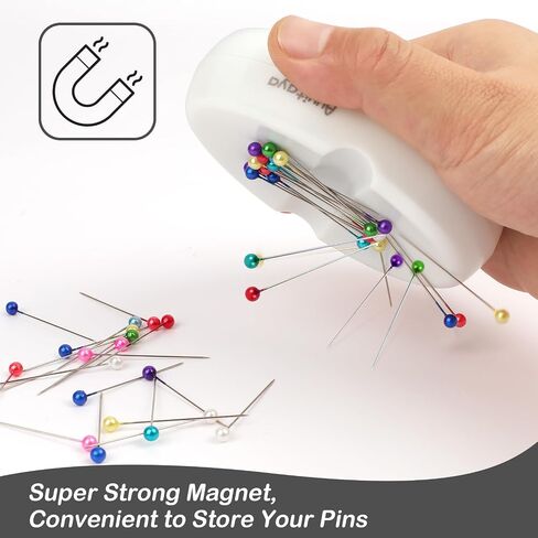 Auvitaya Magnetic Pin Holder, Pin Cushions for Sewing, Strong Magnet Pincushion, Cute Compact Needle Organizer, Bobby Pin Holder, Paper Clip Holder for Quilting, Sewing Accessories Magnetic Pin Dish in Saudi Arabia