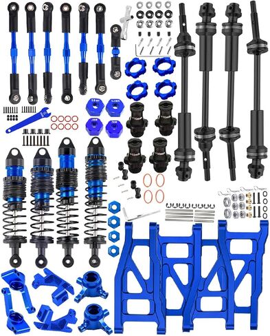 ترقيات لـ 1/10 Slash/Stampede/Rustler 4x4 ، STEEL DRIVE SHAFT CVD & RC SHOCKS و TURNBUCKLES Links و ARM & CASTER ، كتل التوجيه ، حاملات محور كوب ، HEX و HEX HUB ، الأخضر in Saudi Arabia