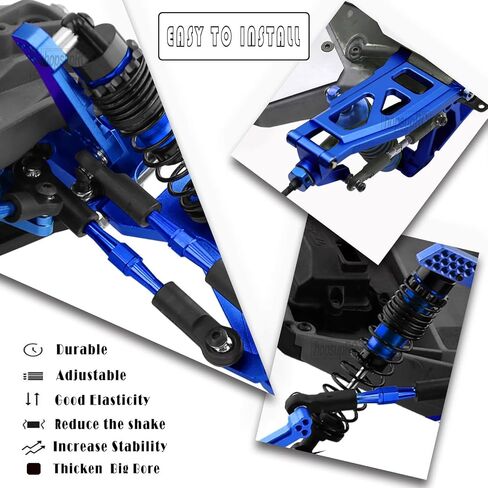 ترقيات لـ 1/10 Slash/Stampede/Rustler 4x4 ، STEEL DRIVE SHAFT CVD & RC SHOCKS و TURNBUCKLES Links و ARM & CASTER ، كتل التوجيه ، حاملات محور كوب ، HEX و HEX HUB ، الأخضر in Saudi Arabia