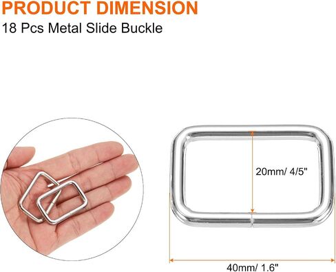 uxcell metal strengles farcles ، حزام مربع لمشاريع الخياطة الحلي macrame in Saudi Arabia