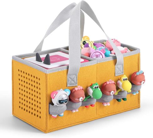 Carrying Case for Toniebox Starter Set and Tonies Figurines, Felt Organizer Travel Bag with Strap for Tonies Box, Travel Cloth Musical Toy Folding Bag for Toniebox Accessories in Saudi Arabia