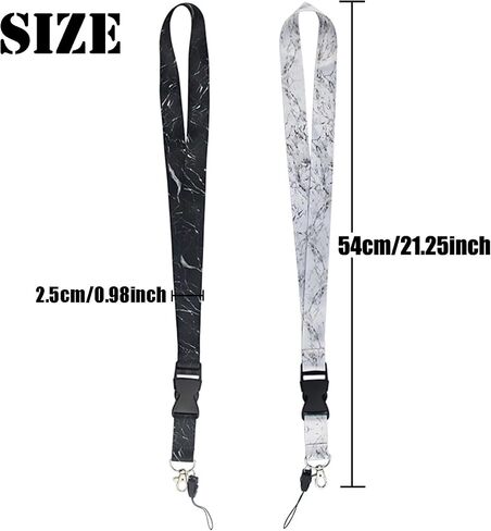 8Pcs Anti-Lost Lanyard Set with 2 Pcs Neck Lanyard Straps 6 Pcs Different Size Anti-lost Silicone Ring in Saudi Arabia