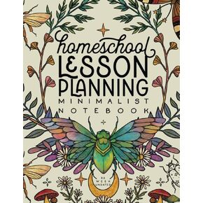 Homeschool Lesson Planning Minimalist Notebook (Nature Series): 12 Month, 52 Week Undated Planner by schoolnest in Kuwait