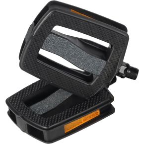 دواسات دراجة أفاستا 9/16 بوصة MTB دواسات زوج واحد من الدواسات المضادة للانزلاق على الوجهين لدراجة الطريق الجبلية BMX MTB، أسود in Kuwait