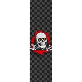 Powell Peralta Skateboard Griptape Ripper Checker Black 9" x 33" Grip Sheet