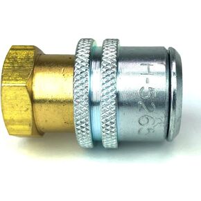 Haltec H-5265 Standard Bore Grip Lock On Open Flow Air Chuck Rated for 0-300 psi, 1/4 NPT Fitting
