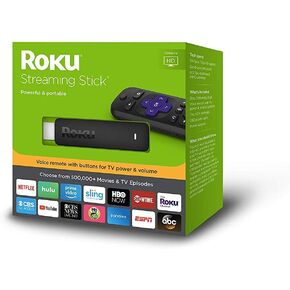 Roku 3800RW Streaming Stick GEN6 with Voice Remote - Black