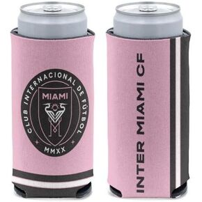 WinCraft MLS Inter Miami CF Slim Can Cooler, Team Colors, One Size