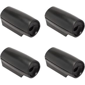 8sanlione Car Deer Warning Whistles Devices, 4 PCS Deer Whistles for Cars, Vehicles with Rubber Pads, Fit for Cars, Trucks, SUVs, Motorcycles, Car Safety Accessories (Black1)