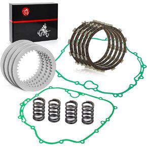 MOTO1988 Clutch Kit Gasket Heavy Duty Springs Compatible with Kawasaki Bayou 300 KLF300 1986-2005 Lakota 300 KEF300 1995-2003