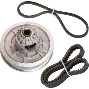 Secondary Driven Clutch w/Belts Kit Compatible with Yamaha Golf Cart G29 YDRA SVL 2007-2016, Compatible with Drive2 2017-up, Replace# JW1-G6202-02-00, JW8-G6202-10-00