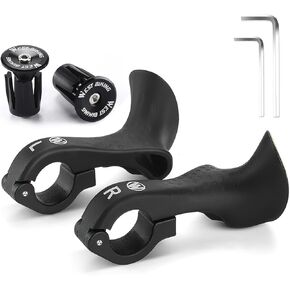 Bike Bar Ends, MTB Inner Bar Ends, Mountain Bike Handlebar Ends, Cycling Handle Bar end with Bicycle Handlebar Ends Caps