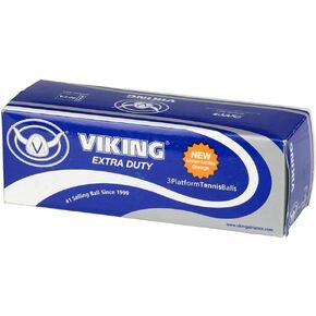 Viking Sports Extra Duty Platform Tennis Ball, Orange (Sleeve of 3)