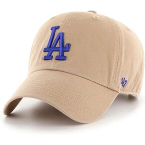 '47 Brand Los Angeles LA Dodgers Clean Up Hat Cap Khaki/Royal