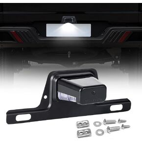 LED License Plate Light, Trailer License Plate Holder, License Tag Lights, License Plate Bracket with Light, Automotive Tail Light Assemblies Universal for 12V Trailer, Truck, RV, Boat, UTV, ATV