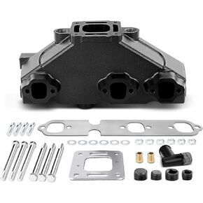 A-Premium Marine Exhaust Manifold with Hardware Kits Replace# 18-1952-1 99746A17 Compatible with Mer-Cruiser 4.3L V6 262(cu. in) 1985-2002 & GM V6 229 262 (cu. in. Eng) & 175, 185, 205 Model Engines