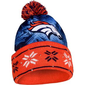 قبعة Foco الرجالية بشعار فريق NFL المضيئة للشتاء المحبوكة على شكل جمجمة in Kuwait