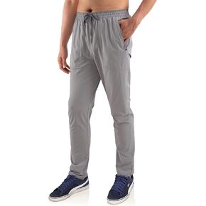 Men's Performance Lightweight Quick Dry Zip Pockets Slim Fit Stretch Active Golf Jogger Pants