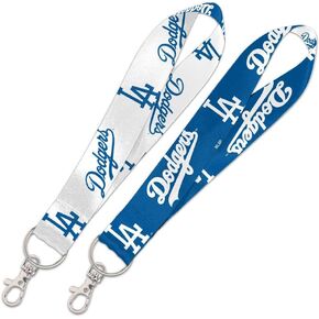 Wincraft MLB Los Angeles Dodgers Lanyard Key Strap, 1"