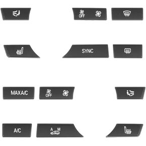 Jaronx Compatible with BMW Climate Control Button, 12PCS AC Buttons Climate Button Replacement A/C Heater Repair Button Fan Speed Button for 5' F07/F10/F11/,6'F06/F12/F13,7' F01/F02/F03,X5 F15 X6 F16