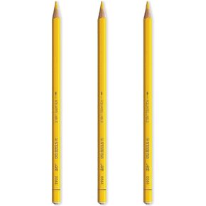 STABILO All Watercolour Effect Pencil Pack of 3 Pencils - Yellow