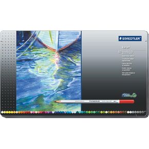 Staedtler Karat Aquarell Premium Watercolor Pencils, Set of 60 Colors (125M60)