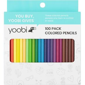 Yoobi | Colored Pencils Set | Multicolor Pack of 100 (YOOB1202562)