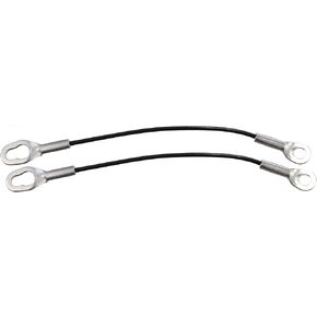 ACROPIX Car Rear Tailgate Cables Lift Gate Support Straps Fit for Toyota Hilux - Pack of 2 Black