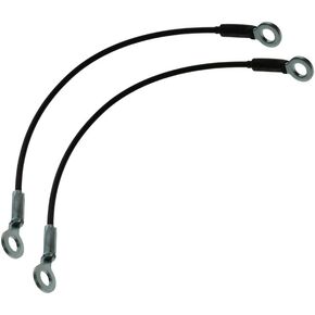 TRQ Tailgate Tail Gate Cables Pair Set Compatible with Ford Bronco Ranchero