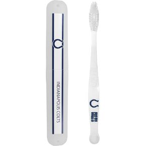 Siskiyou Sports NFL Indianapolis Colts Unisex Travel Set Toothbrush and Travel Case, White, One Size