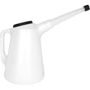 ZE757W - موزع زيت بولي إيثيلين سعة 5 لتر مع صنبور مرن in Kuwait