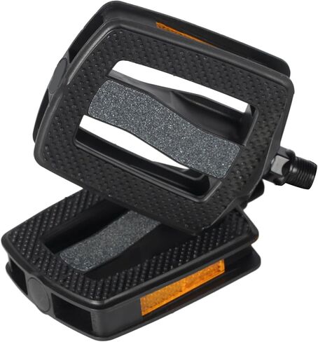 دواسات دراجة أفاستا 9/16 بوصة MTB دواسات زوج واحد من الدواسات المضادة للانزلاق على الوجهين لدراجة الطريق الجبلية BMX MTB، أسود in Kuwait