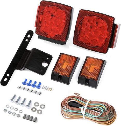 MAXXHAUL 50520 12V LED مجموعة إضاءة مقطورة غاطسة مدمجة للمركبات أقل من 80 بوصة in Saudi Arabia