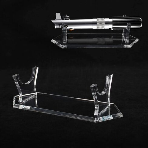 WANLIAN Lightsaber Stand Sword Stand Acrylic Desktop Lightsaber Stand Display Sword Stand for Lightsaber Display (Transparent1) in Kuwait