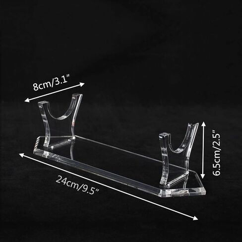 WANLIAN Lightsaber Stand Sword Stand Acrylic Desktop Lightsaber Stand Display Sword Stand for Lightsaber Display (Transparent1) in Kuwait