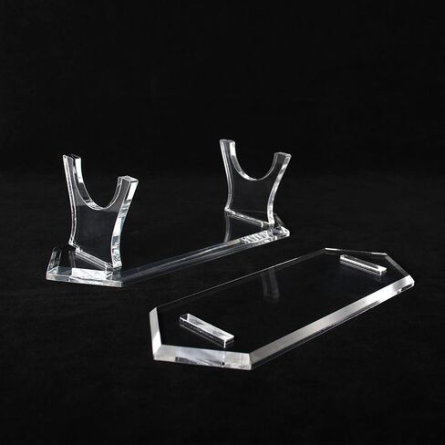 WANLIAN Lightsaber Stand Sword Stand Acrylic Desktop Lightsaber Stand Display Sword Stand for Lightsaber Display (Transparent1) in Kuwait