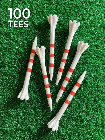 تيشيرت جولف مخطط My Hite FLYtee مقاس 2-3/4 بوصة من Champ، عدد 100 in Saudi Arabia