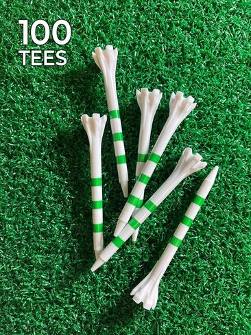 تيشيرت جولف مخطط My Hite FLYtee مقاس 2-3/4 بوصة من Champ، عدد 100 in Saudi Arabia