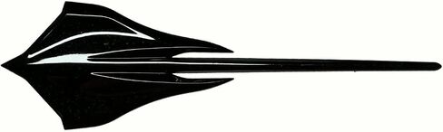 Stingray Mako Shark Emblem Car Fish Wall Badge 3D Decal Repalcement for 2020 2021 2022 C8 Corvette 84316259 (Chrome) in Kuwait