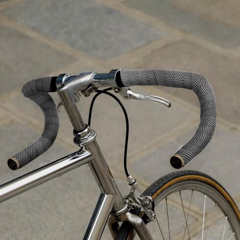 C CRYSTAL LEMON 2 حزمة من أشرطة مقود دراجة الطريق، شريط متطور لقبضة الدراجات، شريط قبضة الدراجة لامتصاص الصدمات والاهتزازات، بكرات شريط قبضة دراجة الطريق المضادة للانزلاق، أسود in Kuwait