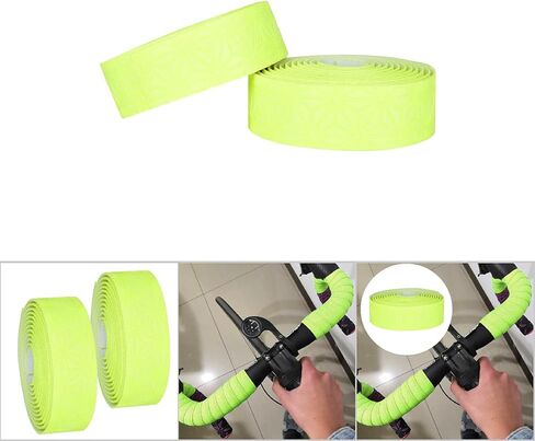 شريط مقود دراجة الطريق Supacaz Bar فائق الالتصاق، أجزاء ومكونات، حزام مقود دراجة الطريق، شريط توجيه عالي المرونة وناعم ممتص للعرق باللون الأسود in Kuwait