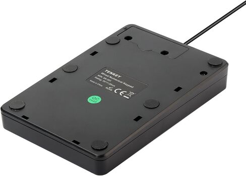 USB Numeric Keypad, Portable Mini Number Pad Keyboard for Laptop Desktop Computer PC - Black in Saudi Arabia