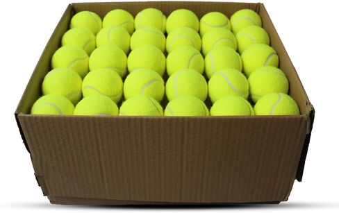 Tennis Balls，80 Pack Training Tennis Balls, Practice Balls for Pet Dog, High Elasticity Exercise Tennis Balls for Beginner, with Mesh Carry Bag Easy to Transport in Saudi Arabia
