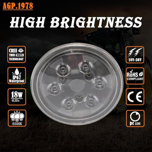PAR36 LED ضوء العمل جرار ضوء مزرعة الصناعية على الطرق الوعرة مصباح في الهواء الطلق بقعة مختومة شعاع إضاءة المناظر الطبيعية in Saudi Arabia