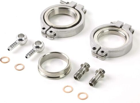 DNA Motoring WG-TL-44MM-PP 44 مم بوابة نفايات توربو خارجية متعددة، أرجواني in Kuwait