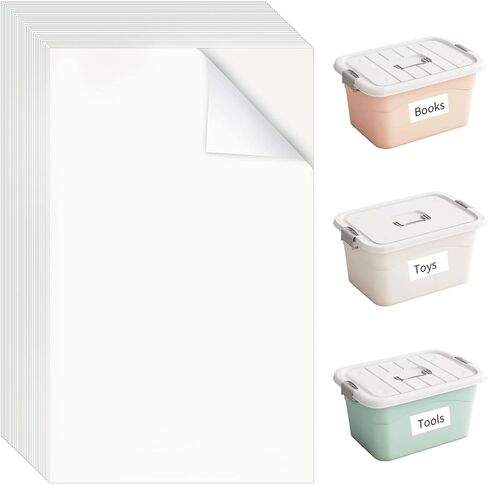 200 قطعة من الملصقات لصناديق التخزين، ملصقات قابلة للإزالة مقاس 6 × 4 بوصة لصناديق التخزين، ملصقات صناديق التخزين مقاومة للتمزق ولا تترك بقايا، أوراق ورقية بيضاء غير لامعة، ملصقات صناديق فارغة لمدرسة الأعمال المنزلية in Kuwait