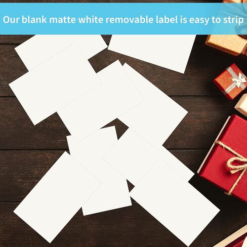 200 قطعة من الملصقات لصناديق التخزين، ملصقات قابلة للإزالة مقاس 6 × 4 بوصة لصناديق التخزين، ملصقات صناديق التخزين مقاومة للتمزق ولا تترك بقايا، أوراق ورقية بيضاء غير لامعة، ملصقات صناديق فارغة لمدرسة الأعمال المنزلية in Kuwait