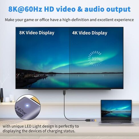 محول Poyiccot 90 درجة USB C (عبوتان)، محول USB C 90 درجة 240 واط، 40 جيجابت في الثانية، 8K@60 هرتز زاوية قائمة من النوع C محول ذكر إلى أنثى متوافق مع Steam Deck، iPad، MacBook، Thunderbolt 4/3 in Kuwait