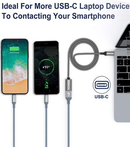 USB C to USB 3.0 Adapter 3.3ft,Type C Male to USB A Female Adapter USB-C to USB Adapter,OTG Cable to USB Adapter Compatible with MacBook Pro 2019 2018 2017, Samsung Galaxy S20 S20+ Ultra S8 S9 Note 10 in Saudi Arabia
